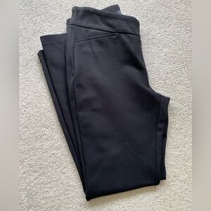 Dalia Black Ponte slim fit pull on pants